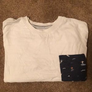 Shirt sleeve shirt w/ pocket